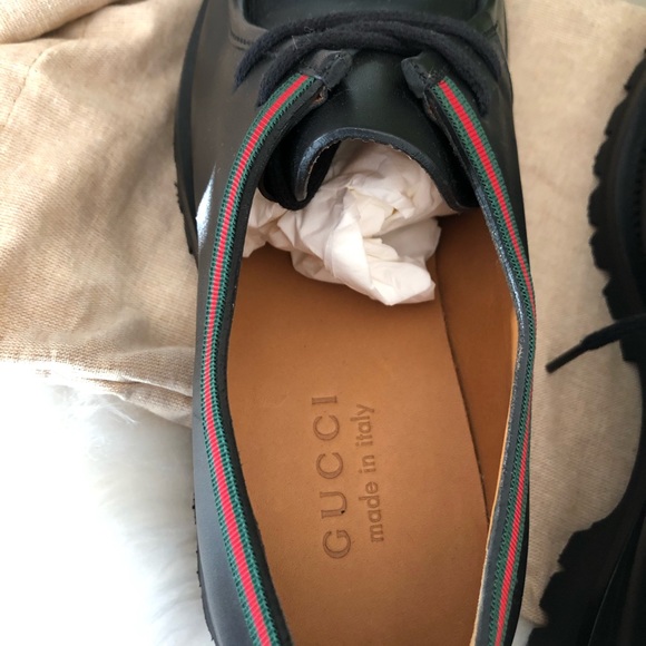 Gucci Shoe Lug Sole -up Size 8 - Picture 6 of 8